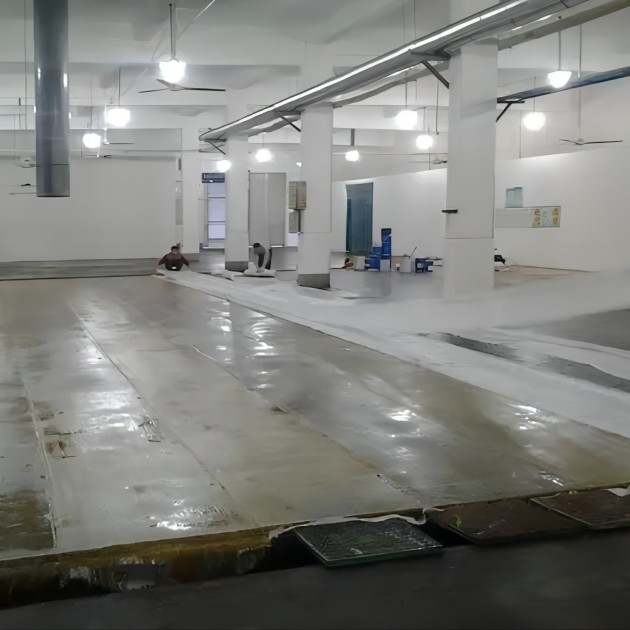 克拉玛依防腐蚀地坪,环氧玻纤地坪，玻纤工业地坪，环氧玻纤布地坪,乙烯基玻纤布地坪产品图3
